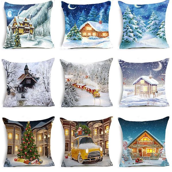 pillow case 45*45cm christmas snow lodge series pillowcase holiday home decoration christmas gift pillow cushion cover
pillow case 45*45cm christmas snow lodge series pillowcase holiday home decoration christmas gift pillow cushion cover