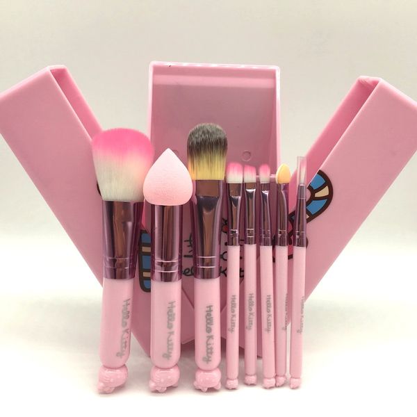 new makeup brushes set hello kitty 8piece brushes kits colorful synthetic portable beginner cosmetic brushes
new makeup brushes set hello kitty 8piece brushes kits colorful synthetic portable beginner cosmetic brushes