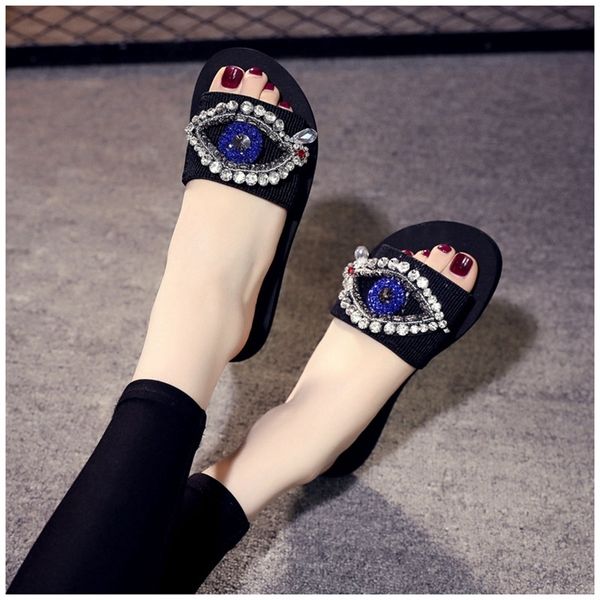 slippers women shoes sweet beach summer woman fashion bling rhinestone flat slides black eva
slippers women shoes sweet beach summer woman fashion bling rhinestone flat slides black eva