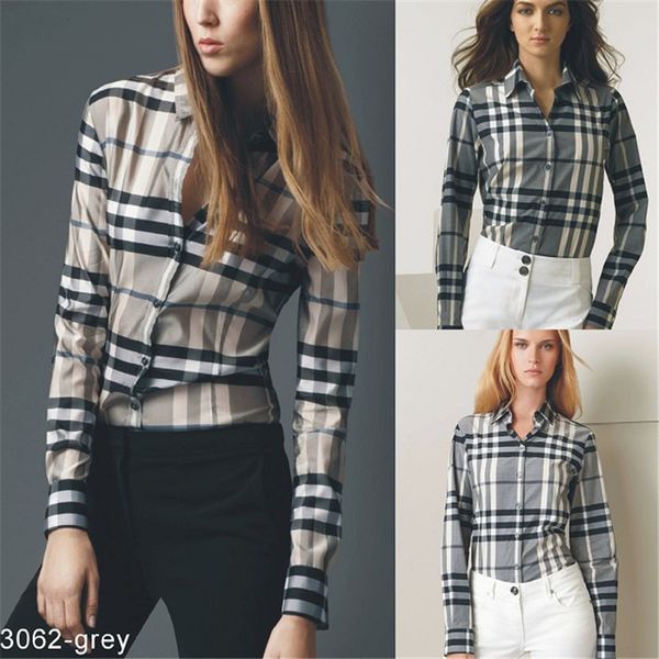 2020 new bump the color lapel designer womens dresses fashion classic checked print women long sleeves dresses casual shirt, White
2020 new bump the color lapel designer womens dresses fashion classic checked print women long sleeves dresses casual shirt, White