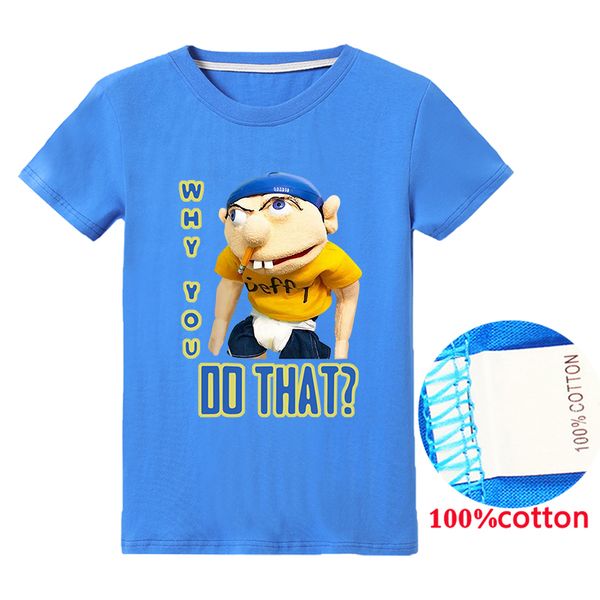 boutique kids clothing children jeffy printed funny t-shirts kids summer short sleeve clothes baby girls/boys casual game, Blue
boutique kids clothing children jeffy printed funny t-shirts kids summer short sleeve clothes baby girls/boys casual game, Blue