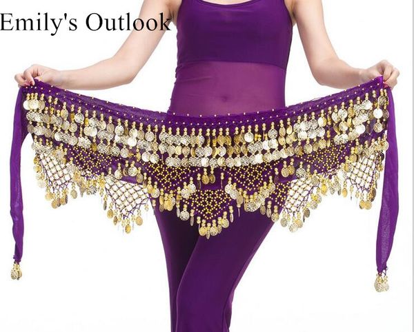 women's sweet bellydance hip scarf with gold coins skirts wrap noisy 150cm 320 coins purple golden blue red black ing, Black;red
women's sweet bellydance hip scarf with gold coins skirts wrap noisy 150cm 320 coins purple golden blue red black ing, Black;red