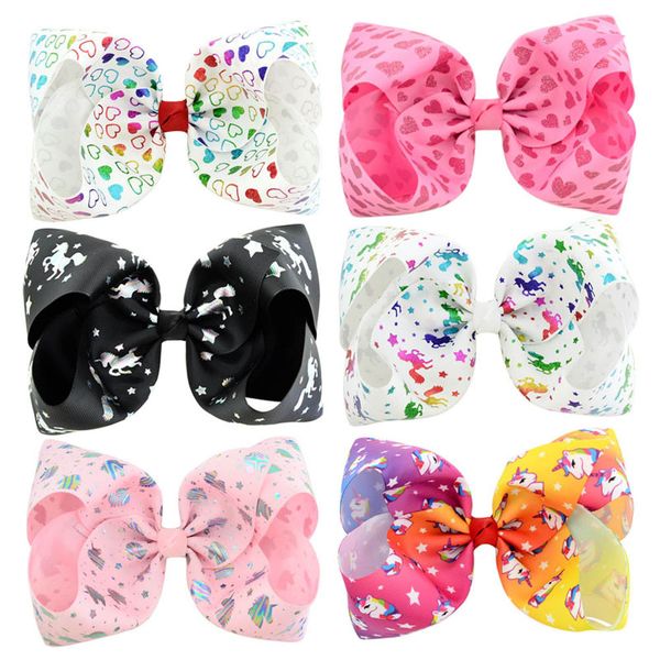 baby girl unicorn hairpin 8 design printed cartoon bow kids barrettes baby headbands girls hair clips 07, Slivery;white
baby girl unicorn hairpin 8 design printed cartoon bow kids barrettes baby headbands girls hair clips 07, Slivery;white