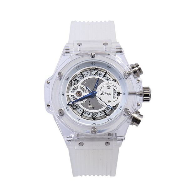 fashion simple transparent tape calendar automatic mechanical watch personality couple watch men and women waterproof explosion, Slivery;brown
fashion simple transparent tape calendar automatic mechanical watch personality couple watch men and women waterproof explosion, Slivery;brown