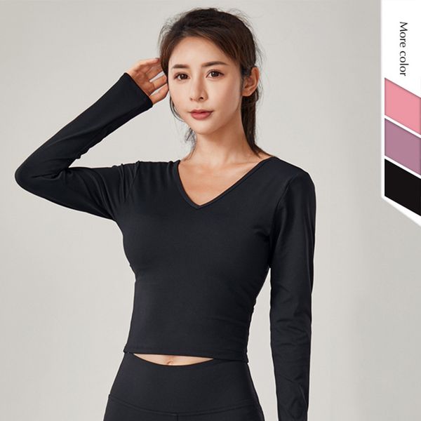 2020 spring autumn new yoga wear shirts female sports long-sleeved tight-fitting beautiful back quick-drying t-shirt work out, White;red
2020 spring autumn new yoga wear shirts female sports long-sleeved tight-fitting beautiful back quick-drying t-shirt work out, White;red