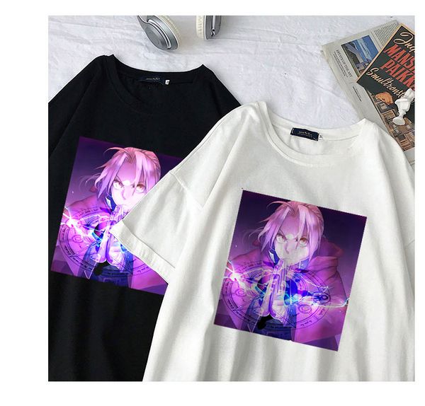 mens designer t shirts fullmetal alchemist harajuku short sleeve t shirt japanese anime funny printed streetwear t-shirt dhbomc170, White;black
mens designer t shirts fullmetal alchemist harajuku short sleeve t shirt japanese anime funny printed streetwear t-shirt dhbomc170, White;black