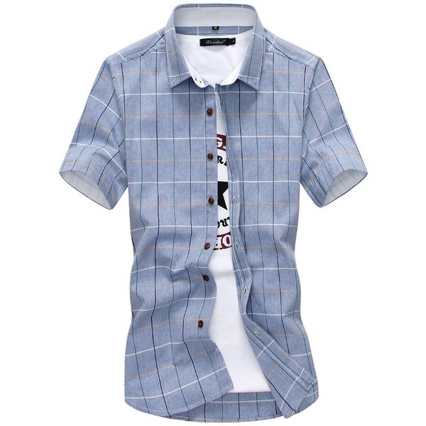 plaid shirts men new fashion 100% cotton short sleeved summer casual men shirt camisa masculina mens dress shirts, White;black
plaid shirts men new fashion 100% cotton short sleeved summer casual men shirt camisa masculina mens dress shirts, White;black