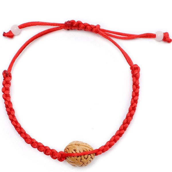 chenfan women's bracelet lucky rope hand-woven red rope peach core bracelet chinese style red peach walnut, White
chenfan women's bracelet lucky rope hand-woven red rope peach core bracelet chinese style red peach walnut, White