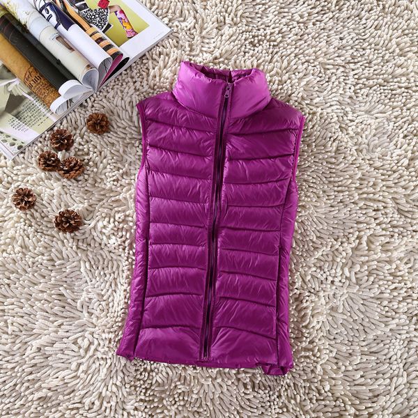 fashion new women sleeveless warm feather vest elegant solid female lightweight down vest autumn winter lady outwear s-3xl, Black
fashion new women sleeveless warm feather vest elegant solid female lightweight down vest autumn winter lady outwear s-3xl, Black