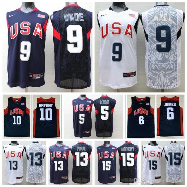 mens 2012 us olympic games dream team basketball jersey 5 kidd 6 james 9 wade 10 bryant 13 paul 15 anthony jerseys embroidery white blue, Black
mens 2012 us olympic games dream team basketball jersey 5 kidd 6 james 9 wade 10 bryant 13 paul 15 anthony jerseys embroidery white blue, Black
