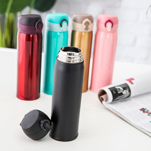 promotion bounce lid stainless steel vacuum water bottles women men office business customizable thermal insulation water cups dh0795
promotion bounce lid stainless steel vacuum water bottles women men office business customizable thermal insulation water cups dh0795