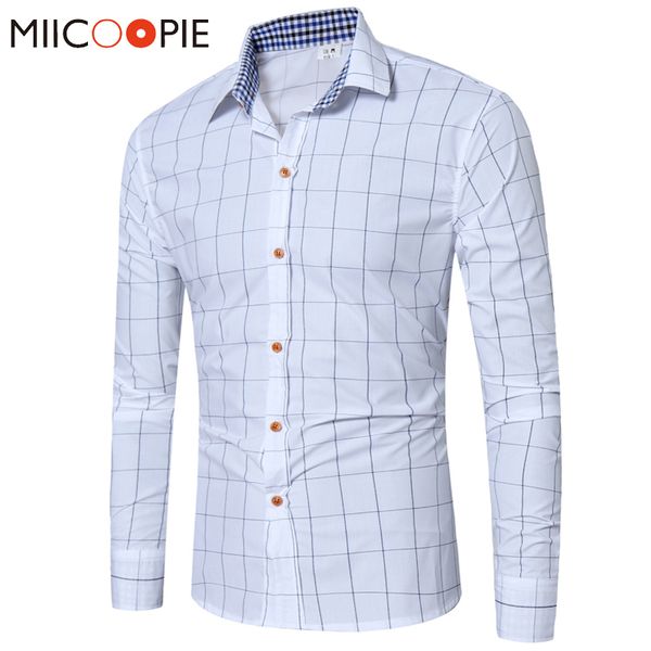 brand long sleeved plaid shirt men business fashion 5 colors camisa social masculina slim fit harajuku soft male blouse shirts, White;black
brand long sleeved plaid shirt men business fashion 5 colors camisa social masculina slim fit harajuku soft male blouse shirts, White;black