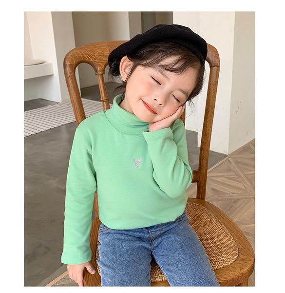 2019 autumn and winter new arrival korean style embroidery cartoon all-match bottoming t-shirt for cute sweet baby girls, Blue
2019 autumn and winter new arrival korean style embroidery cartoon all-match bottoming t-shirt for cute sweet baby girls, Blue