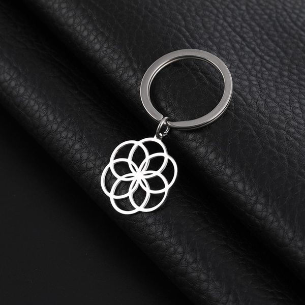 skyrim cutout flower of life key ring holder women vintage stainless steel charm keychain keyrings pendant for bag friend gift, Silver
skyrim cutout flower of life key ring holder women vintage stainless steel charm keychain keyrings pendant for bag friend gift, Silver