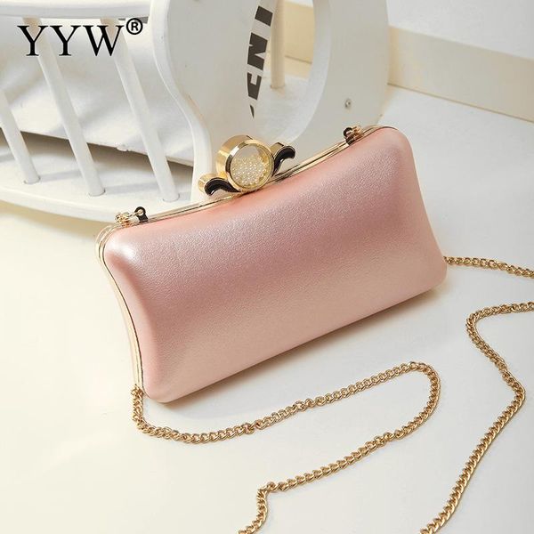 new women's evening shoulder bag bridal clutch party prom wedding envelope handbag female pu leather party bags