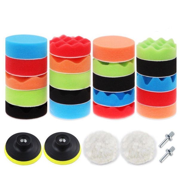 19/26/31pcs sponge polishing waxing buffing pads kit for car polisher buffer drill adapter wheel brush
19/26/31pcs sponge polishing waxing buffing pads kit for car polisher buffer drill adapter wheel brush