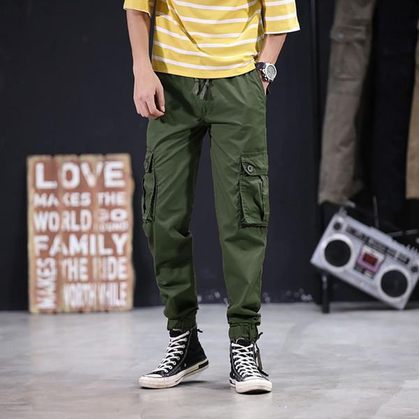 summer fashion men pants men's cool summer hot leisure pants multi-pocket spring overalls#4m16, Black
summer fashion men pants men's cool summer hot leisure pants multi-pocket spring overalls#4m16, Black