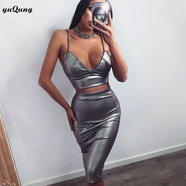 yuqung shiny silver two piece set bra crop and split bodycon skirt women set party club 2 pieces women outfits, White
yuqung shiny silver two piece set bra crop and split bodycon skirt women set party club 2 pieces women outfits, White
