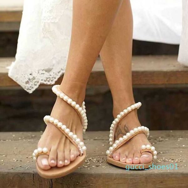 shujin women sandals summer shoes flat pearl sandals comfortable string bead slippers women casual size 35 - 43 g01, Black
shujin women sandals summer shoes flat pearl sandals comfortable string bead slippers women casual size 35 - 43 g01, Black