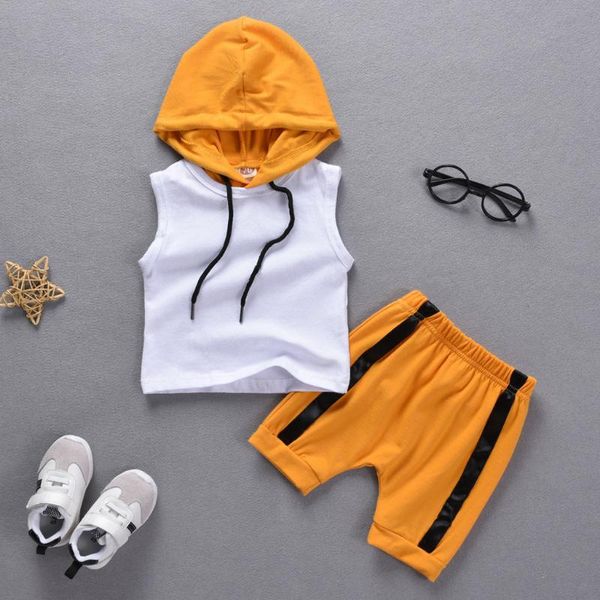summer sleeveless newborn baby clothes kids infant newborn baby boy kid hooded vest shorts outfits set clothes kids' things, White
summer sleeveless newborn baby clothes kids infant newborn baby boy kid hooded vest shorts outfits set clothes kids' things, White