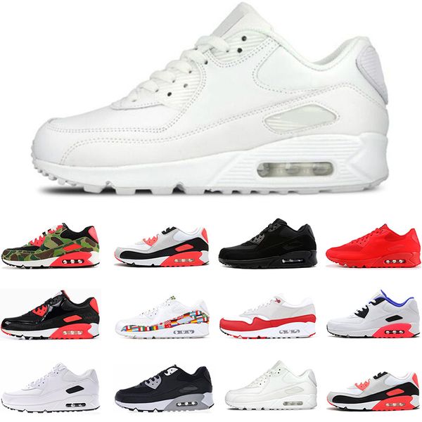 Hot!!2019 classic 90 shoes Mens women Running Shoes Black Red White Trainer Cushion Surface Breathable Sports sneaker Shoes size 36-45
Hot!!2019 classic 90 shoes Mens women Running Shoes Black Red White Trainer Cushion Surface Breathable Sports sneaker Shoes size 36-45