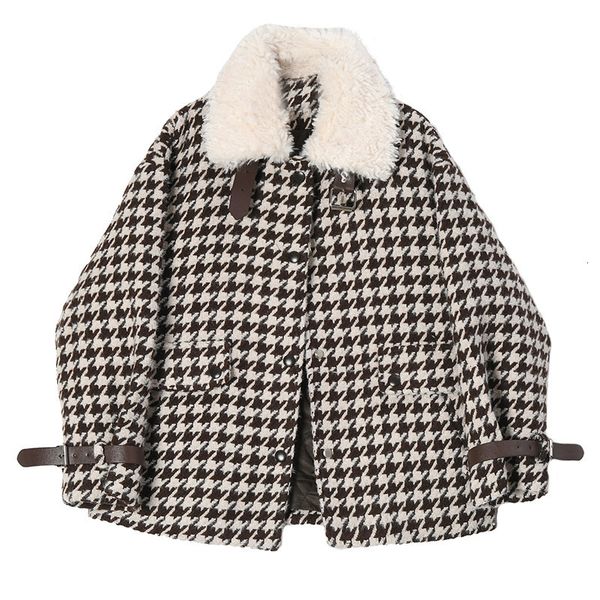 loose fit black plaid split joint short woolen coat parkas new long sleeve women fashion tide utumn winter 2019 d045
loose fit black plaid split joint short woolen coat parkas new long sleeve women fashion tide utumn winter 2019 d045