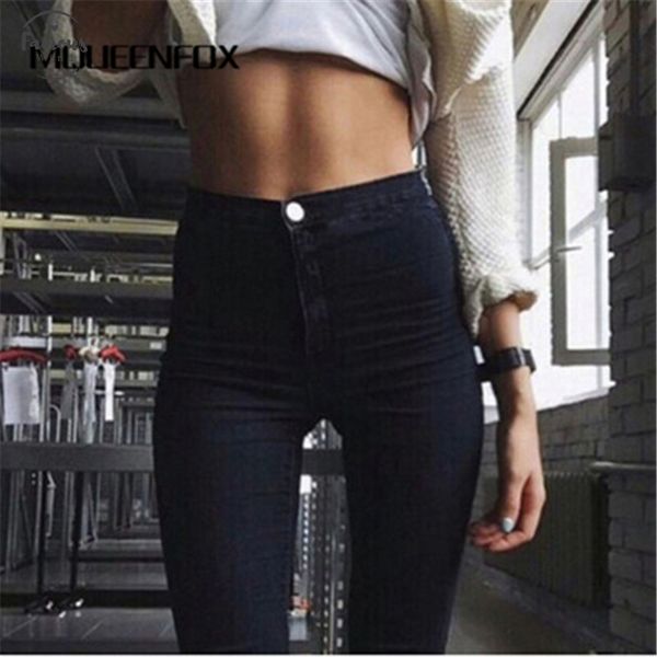 high new 2019 woman jeans harajuku elasticity jeans tight self-cultivation feet europe thin waist female jeans, Blue
high new 2019 woman jeans harajuku elasticity jeans tight self-cultivation feet europe thin waist female jeans, Blue
