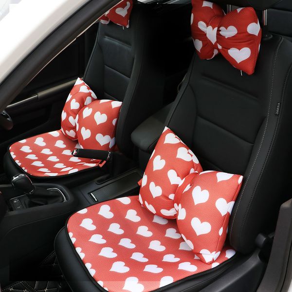 interior auto accessories headrest neck support pillow, travel pillow seat lumbar support cushion, breathable seat cover cushion