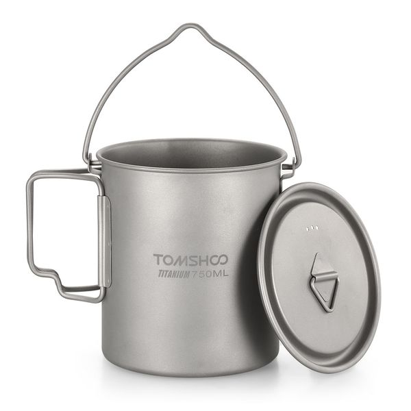 tomshoo titanium pot cup mug 750ml ultralight outdoor tableware travel coffee camping pot water cups cooking with lid handle
tomshoo titanium pot cup mug 750ml ultralight outdoor tableware travel coffee camping pot water cups cooking with lid handle