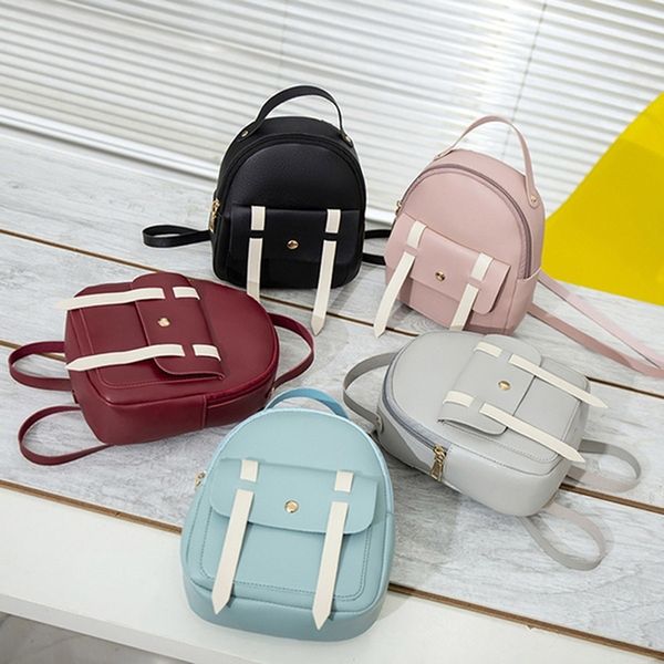women korean style pu leather shoulder bag for teenage girls multi-function small bagpack female phone pouch 2020 mini backpack
women korean style pu leather shoulder bag for teenage girls multi-function small bagpack female phone pouch 2020 mini backpack