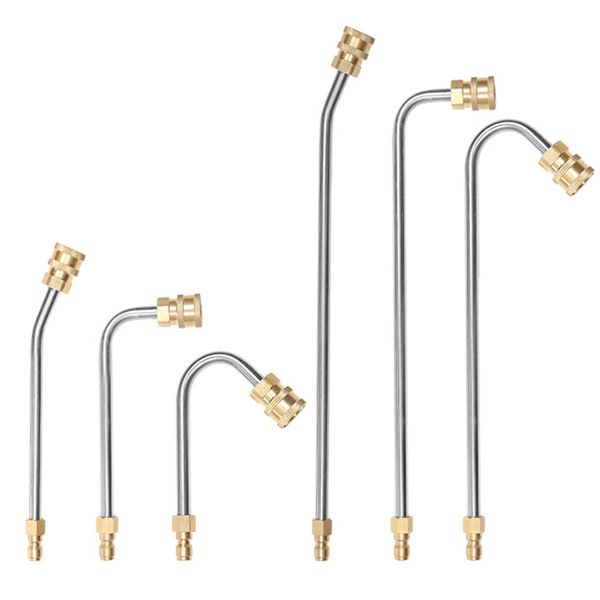 6 size high pressure washer gutter cleaner attachment for lance/wand 1/4" quick connect brass stainless steel
6 size high pressure washer gutter cleaner attachment for lance/wand 1/4" quick connect brass stainless steel