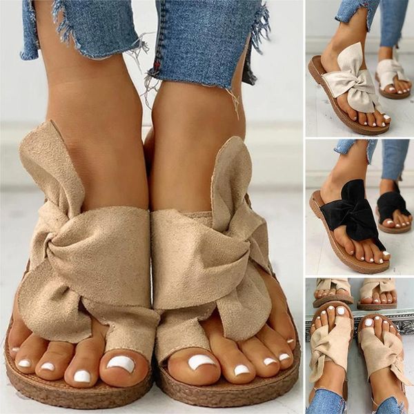 casual outdoor sandals fashion women's ladies summer bowknot toe ring sandals flat slippers beach shoes platform femmes
casual outdoor sandals fashion women's ladies summer bowknot toe ring sandals flat slippers beach shoes platform femmes