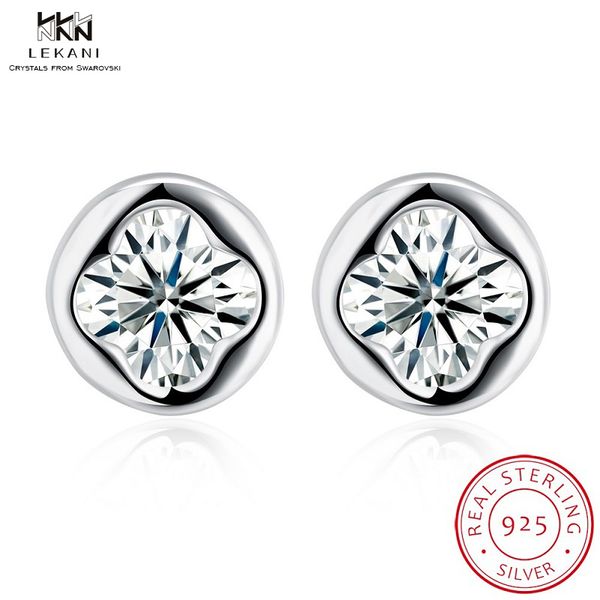 lekani 925 sterling silver stud earrings women classic round earrings simple crystal 0.7cm round halo cubic zirconia, Golden;silver
lekani 925 sterling silver stud earrings women classic round earrings simple crystal 0.7cm round halo cubic zirconia, Golden;silver