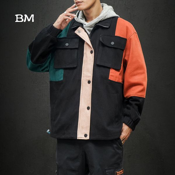мода лоскутной куртки мужчина streetwear корейского стиль одежды большого размер 5xl пальто harajuku колледжа одежда 2019 хип хоп курток, Black;brown
мода лоскутной куртки мужчина streetwear корейского стиль одежды большого размер 5xl пальто harajuku колледжа одежда 2019 хип хоп курток, Black;brown