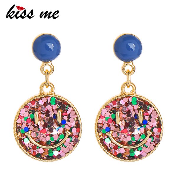 kissme fashion earrings for women korean trendy acrylic round smile dangle earrings custom jewelry, Silver
kissme fashion earrings for women korean trendy acrylic round smile dangle earrings custom jewelry, Silver