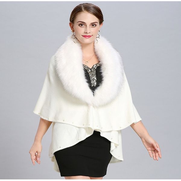 selling autumn and winter latest women's winter knitted irregular shawl cloak warm faux fur cloak cloak fashion wild, Black
selling autumn and winter latest women's winter knitted irregular shawl cloak warm faux fur cloak cloak fashion wild, Black