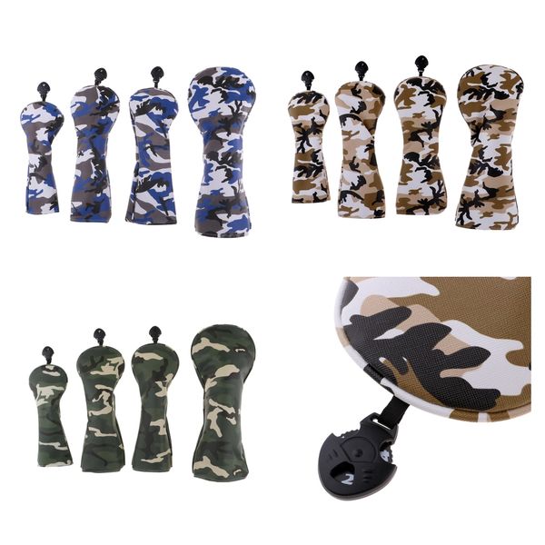 4pcs wear resistant golf head covers putter cover no. #1 #3 #5 ut driver wood protector with interchangeable &adjustable no. tag
4pcs wear resistant golf head covers putter cover no. #1 #3 #5 ut driver wood protector with interchangeable &adjustable no. tag