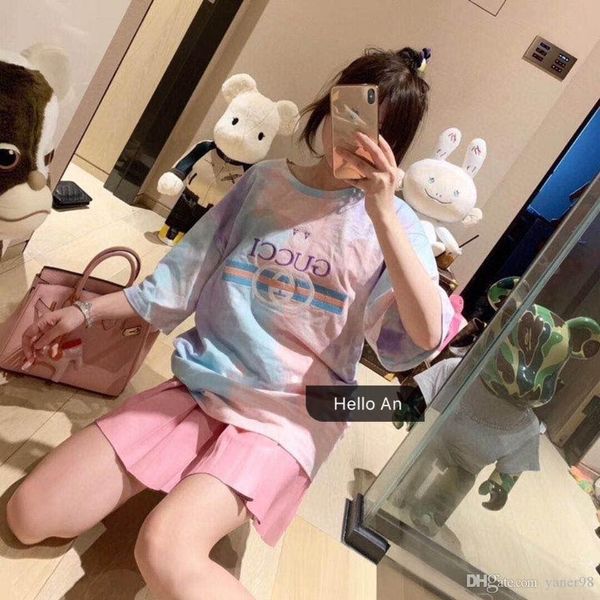 2020 spring and summer fashion women's clothing, embroidered color tie-dyed short-sleeved loose half-sleeved, cotton fabric is soft, el, White
2020 spring and summer fashion women's clothing, embroidered color tie-dyed short-sleeved loose half-sleeved, cotton fabric is soft, el, White