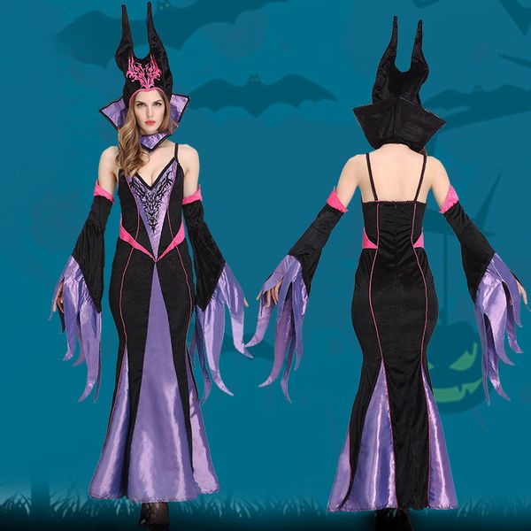 halloween european and american queen costume witch costume role play queen uniform maxi long dress with hat & collar, Black;red
halloween european and american queen costume witch costume role play queen uniform maxi long dress with hat & collar, Black;red