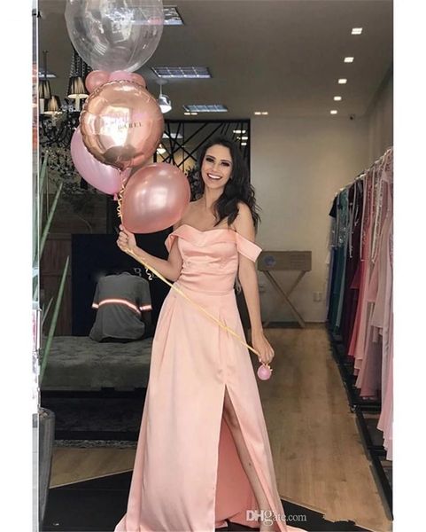 simple side split prom dresses long 2020 off shoulder backless sweep train formal evening party gowns stain vestido de noche custom, Black;red
simple side split prom dresses long 2020 off shoulder backless sweep train formal evening party gowns stain vestido de noche custom, Black;red