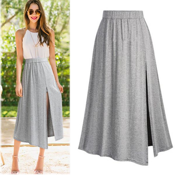 women's casual chiffon bohemia style ladies solid color gypsy long mid full skirt summer 2019 jupe longue femme, Black
women's casual chiffon bohemia style ladies solid color gypsy long mid full skirt summer 2019 jupe longue femme, Black