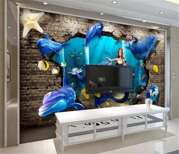 пользовательские 3d фреска обои подводный мир дельфин черепаха 3d русалка гостиная тв фон связаны настенная живопись обои
пользовательские 3d фреска обои подводный мир дельфин черепаха 3d русалка гостиная тв фон связаны настенная живопись обои