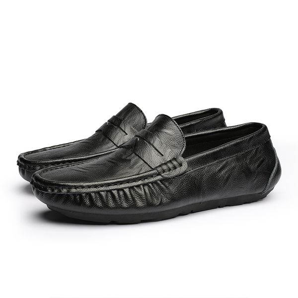 2019 men casual shoes fashion man peas shoes leather male loafers moccasins slip on men's flats loafers male %102, Black
2019 men casual shoes fashion man peas shoes leather male loafers moccasins slip on men's flats loafers male %102, Black
