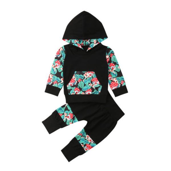 newborn baby floral hoodie hooded t-shirt pants leggings outfits sweatsuit, White
newborn baby floral hoodie hooded t-shirt pants leggings outfits sweatsuit, White