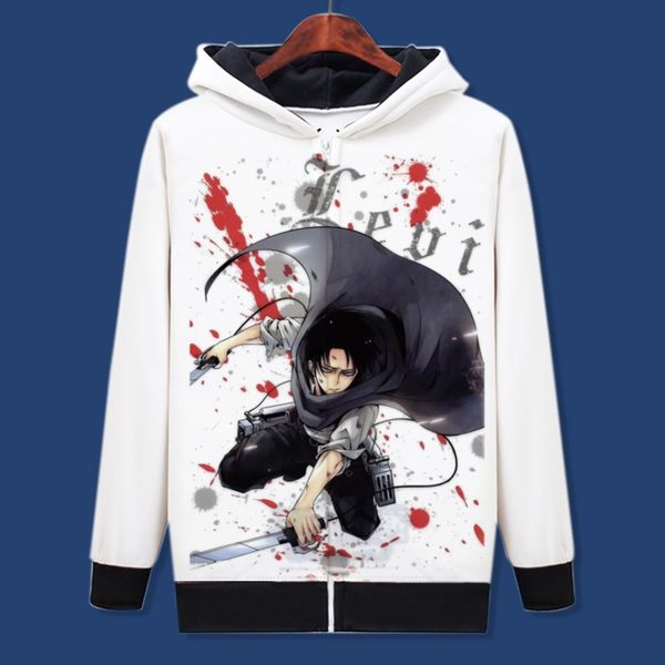 high-q anime cos attack on titan cotton casual hooded hoodie sweatshirts cardigan jacket coat, Black
high-q anime cos attack on titan cotton casual hooded hoodie sweatshirts cardigan jacket coat, Black