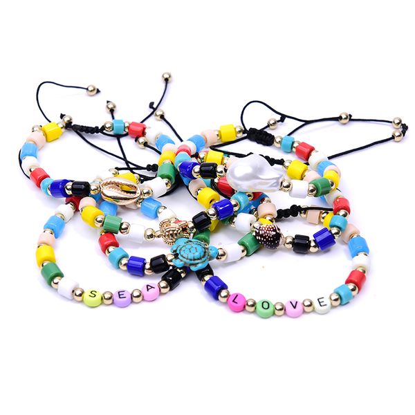 2020 новый designshell черепаха бисер письмо charm wrap браслет exclusive summer boho ручной pulseras femme dropshipping, Golden;silver
2020 новый designshell черепаха бисер письмо charm wrap браслет exclusive summer boho ручной pulseras femme dropshipping, Golden;silver