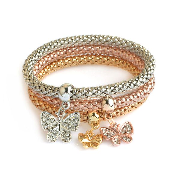 3 pcs/set crystal owl heart charm bracelets bangles gold silver rose gold plated elephant anchor pendants bracelet for women gifts 11 color, Golden;silver
3 pcs/set crystal owl heart charm bracelets bangles gold silver rose gold plated elephant anchor pendants bracelet for women gifts 11 color, Golden;silver