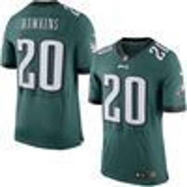 brian dawkins #20 green retired vapor elite jersey, Gray