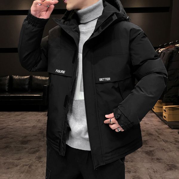 2020 good quality brand men jacket super warm thick mens winter parkas with hooded jacket streetwear coat men outerwear clothes, Black
2020 good quality brand men jacket super warm thick mens winter parkas with hooded jacket streetwear coat men outerwear clothes, Black
