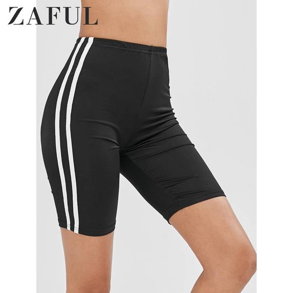 zaful high waist side striped shorts for women elastic waist patched fitted patch designs biker basic bottoms female, White;black
zaful high waist side striped shorts for women elastic waist patched fitted patch designs biker basic bottoms female, White;black